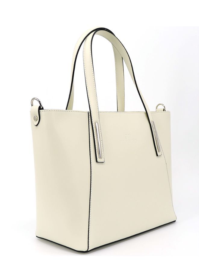 Radiant Beige Color Women's Handbag - Add a touch of Elegance