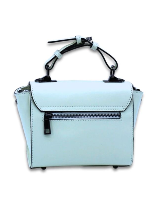 Pure Elegance: Our White Leather Handbag for Women