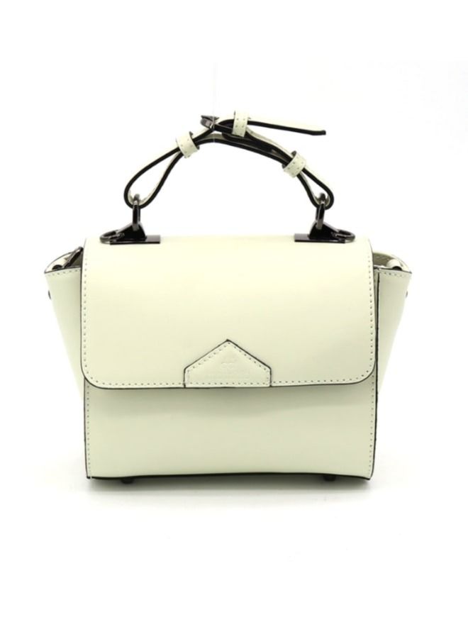 Effortlessly Chic: Our Cream Cow Leather Handbag for Women