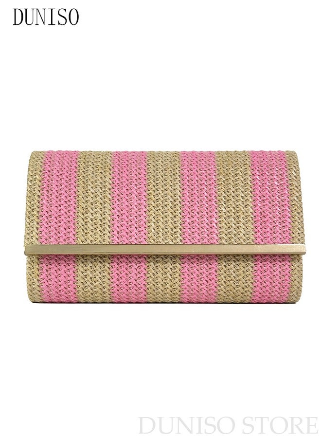 Women Crossbody Bag Clutch Bag Envelope Handbag Chain Purse for Wedding Formal Cocktail Party