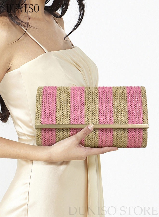 Women Crossbody Bag Clutch Bag Envelope Handbag Chain Purse for Wedding Formal Cocktail Party