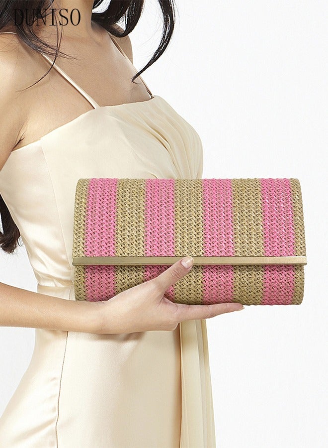 Women Crossbody Bag Clutch Bag Envelope Handbag Chain Purse for Wedding Formal Cocktail Party