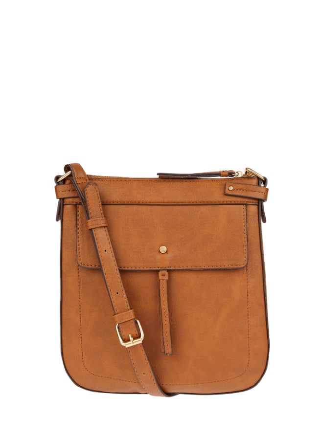 Stylish Messenger Tan