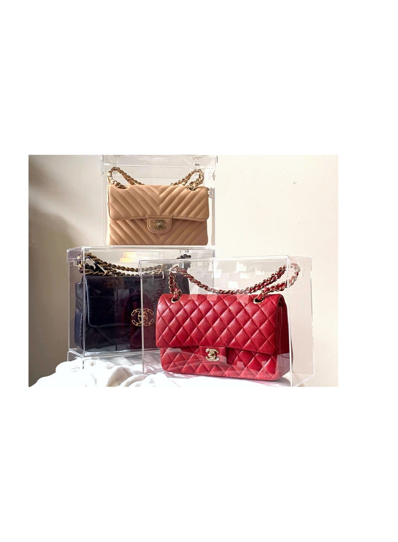 Creative Planet Acrylic Luxury Bag Display, Premium Display Cases for the bags you love, Protecting your bag