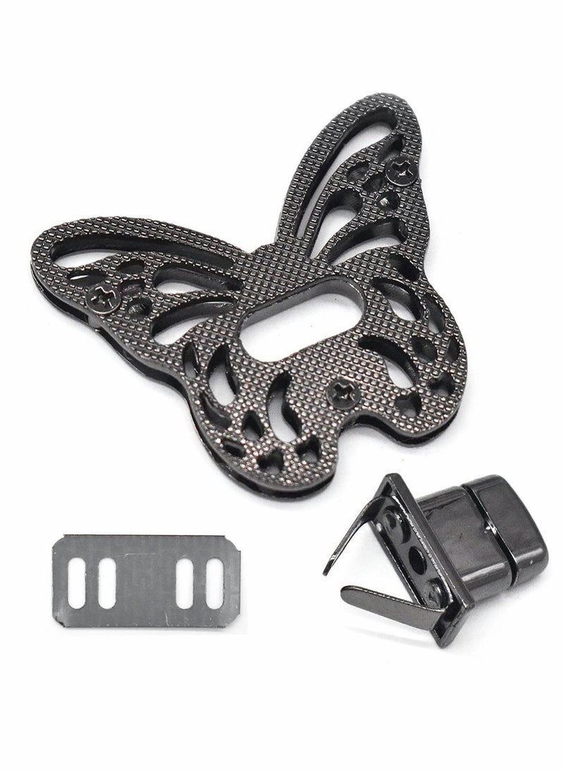 Purse Closure Turn Lock, 6 Pcs Butterfly Shape Twist Lock Bag Clasp