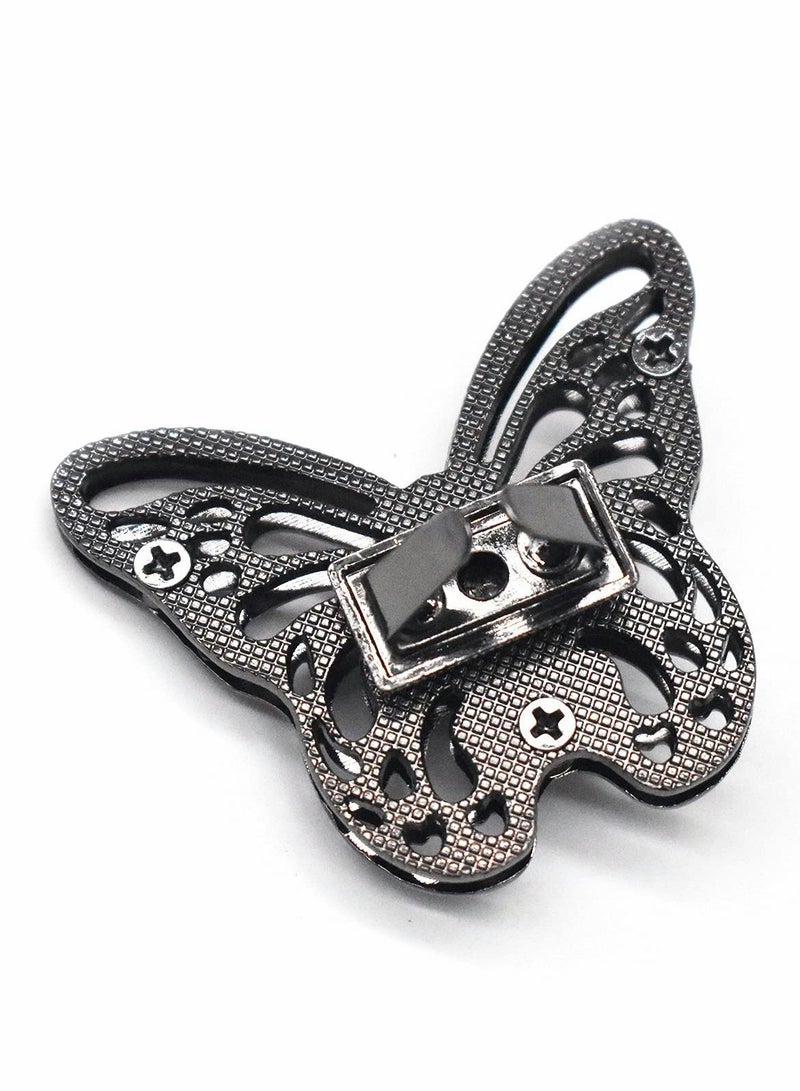 Purse Closure Turn Lock, 6 Pcs Butterfly Shape Twist Lock Bag Clasp