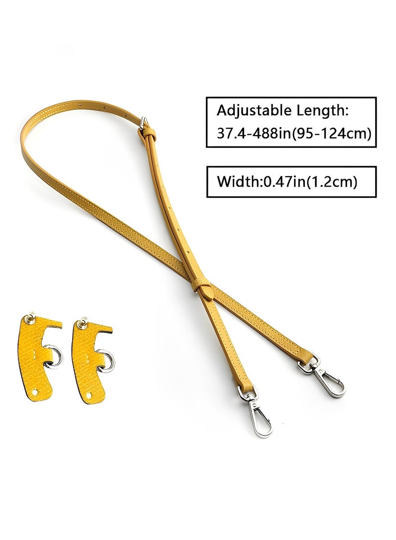 Skycare Genuine Leather Purse Straps - Adjustable Shoulder Strap for Longchamp Mini Bags