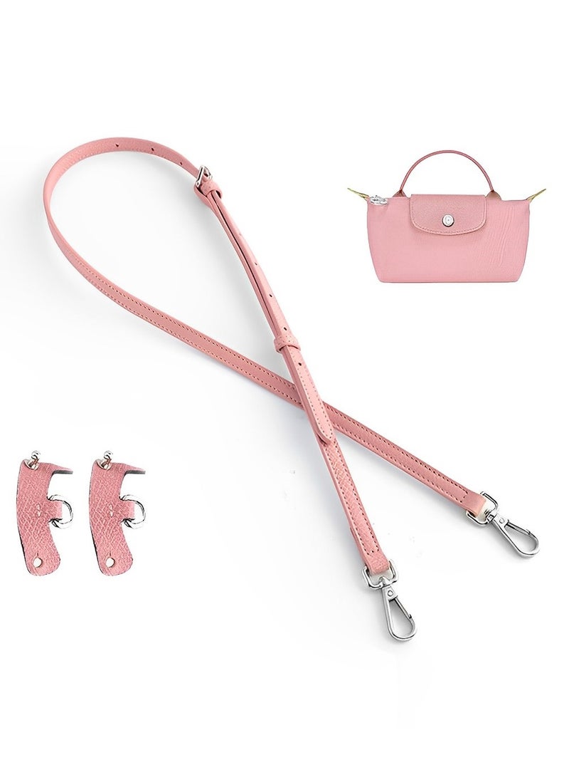 Skycare Genuine Leather Purse Straps - Adjustable Shoulder Strap for Longchamp Mini Bags