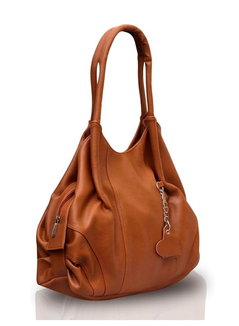 Women's Style Diva Handbag (Tan)