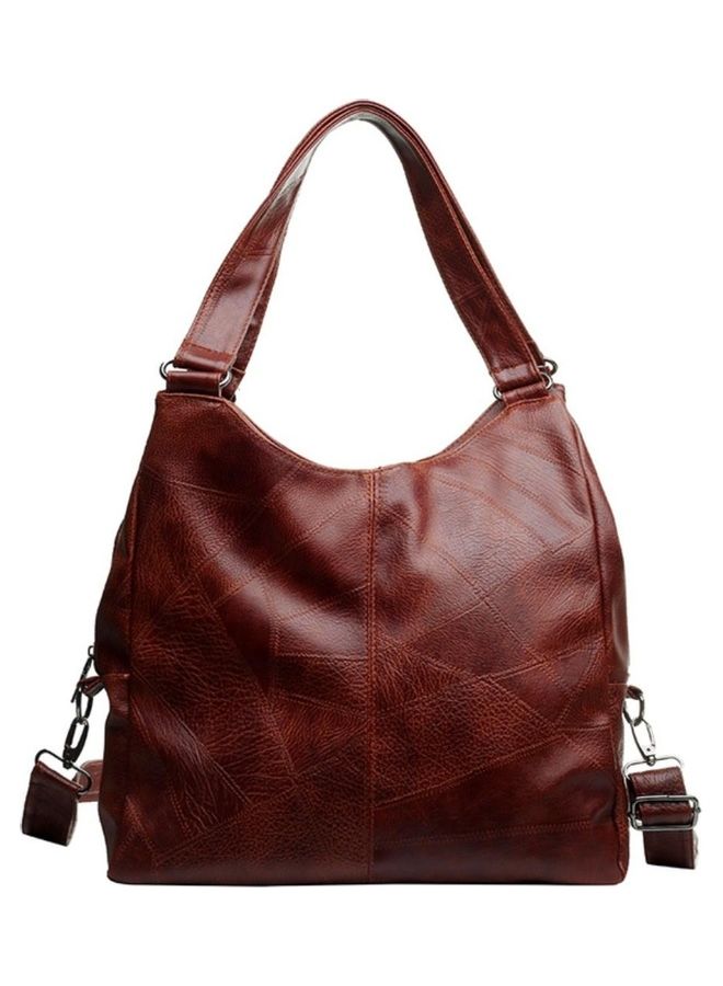 Hollow Double Frilled Hobo Brown