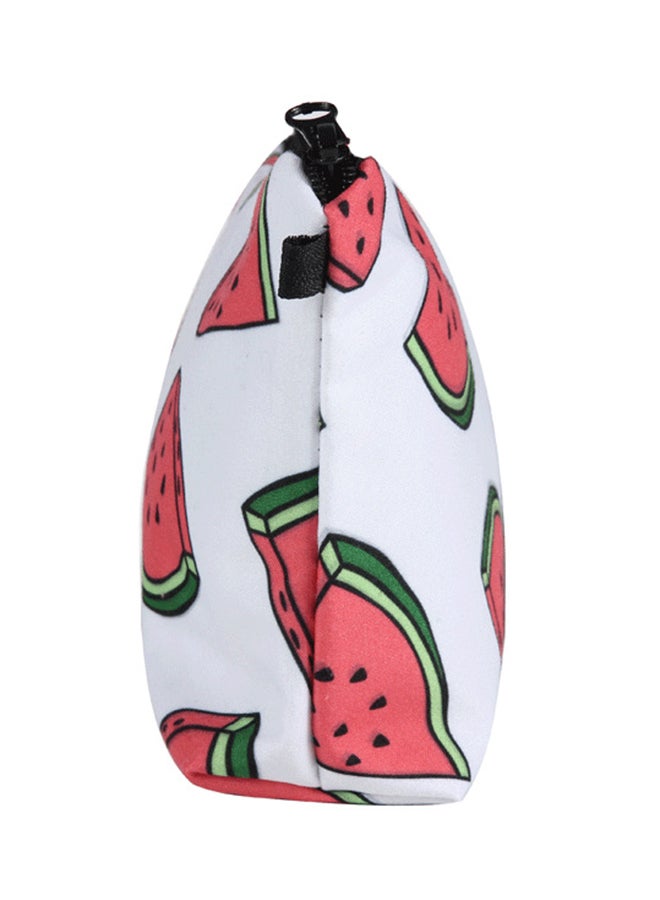 3D Fruit Watermelon Printing Refreshing Summer Make-up Bag Red