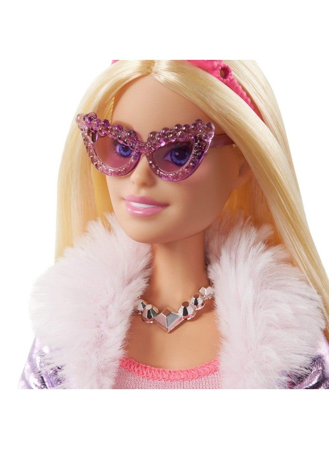 Barbie Princess Adventure Doll In Princess Fashion (12In Blonde) Barbie Doll With Pet Puppy 2 Pairs Of Shoes Tiara And 4 Accessories For 3 To 7 Year Olds