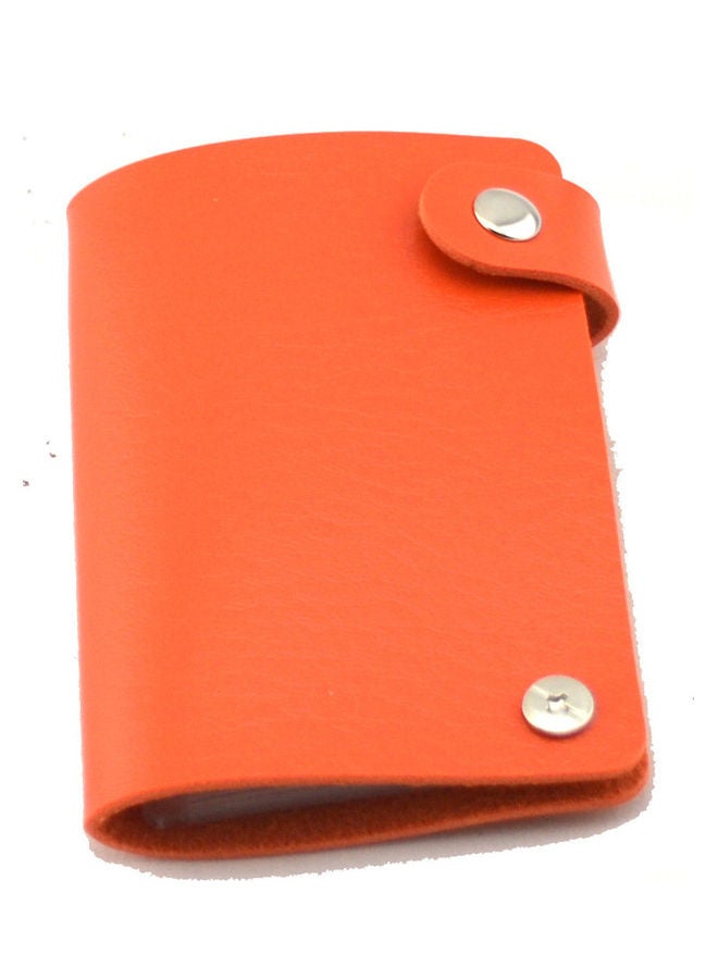 Credit Card And Card Holder Clutch Bag Orange