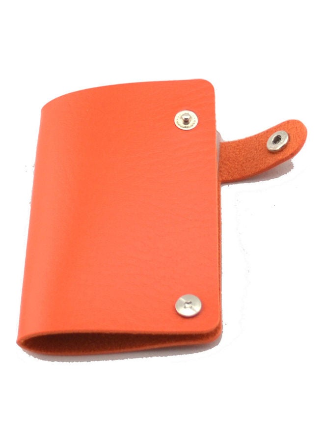 Credit Card And Card Holder Clutch Bag Orange