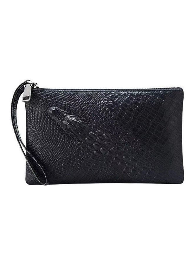 Fashion Genuine Leather Purse Black