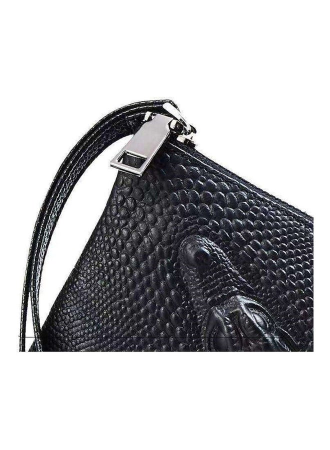 Fashion Genuine Leather Purse Black