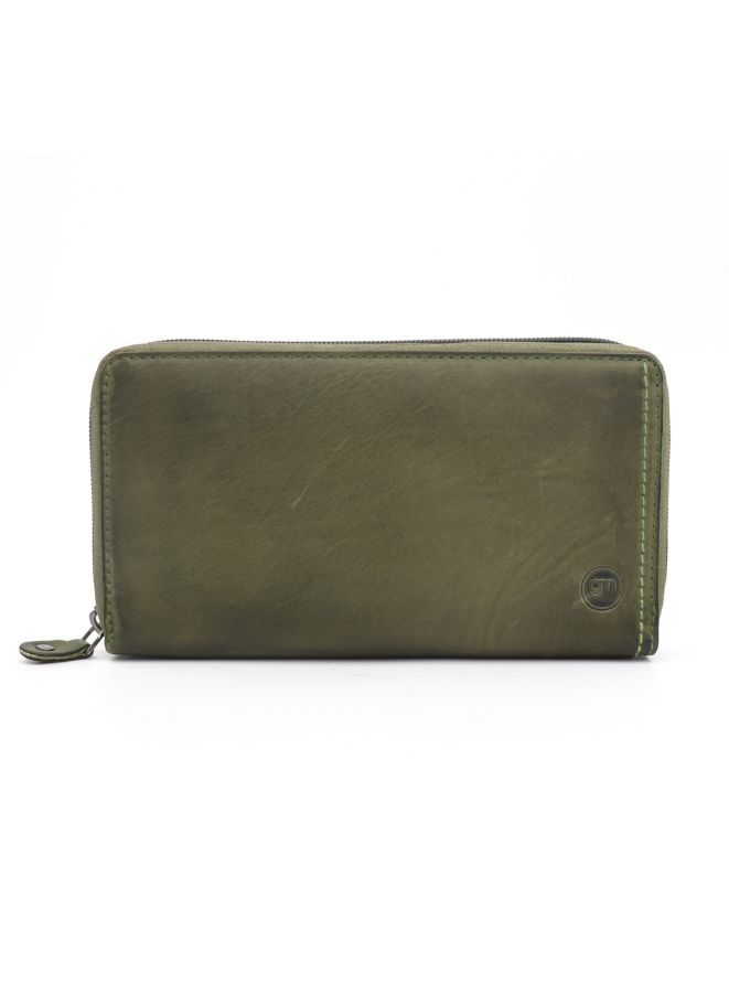 Gai Mattiolo Olive Color Purse: For Daily use or Party Wear : (19x10x2.5 cm)