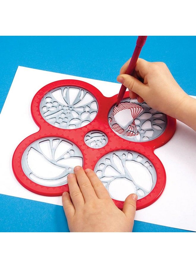 Cyclex Set Art Kit Rotating Stencil Wheel Creates Countless Designs For Ages 8+