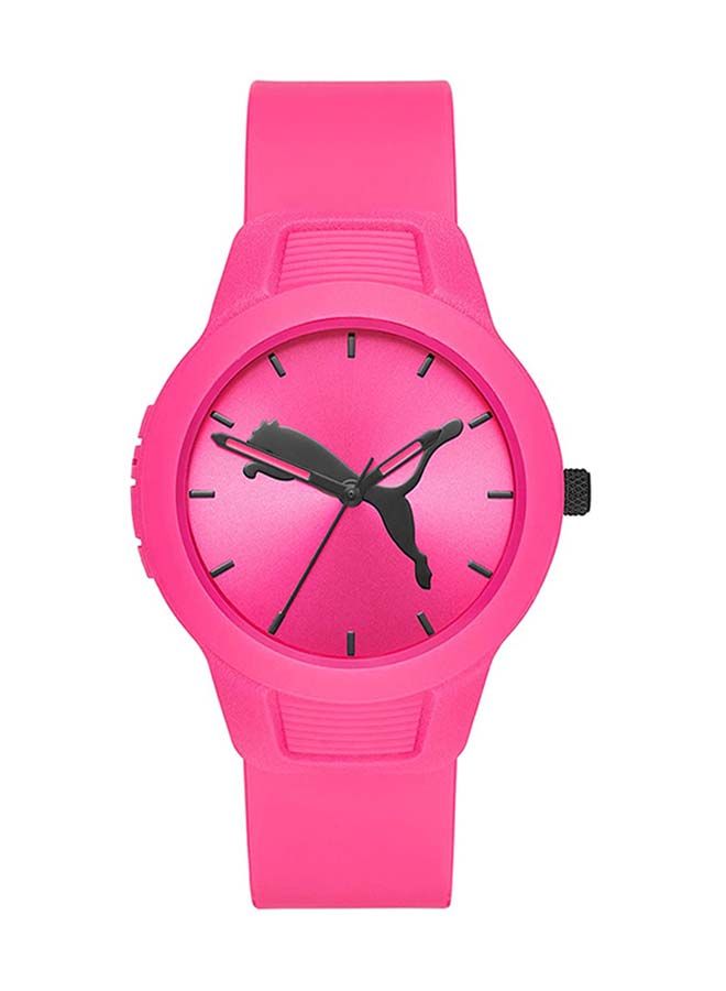 Reset V2 Silicone Strap Analog Wrist Watch for Women-36mm-Pink