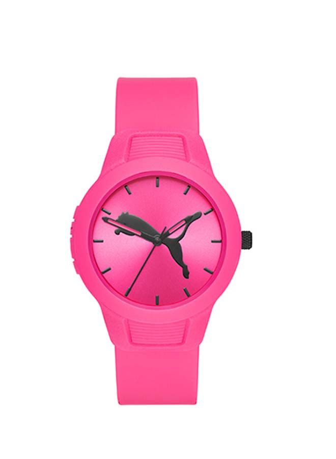 Reset V2 Silicone Strap Analog Wrist Watch for Women-36mm-Pink