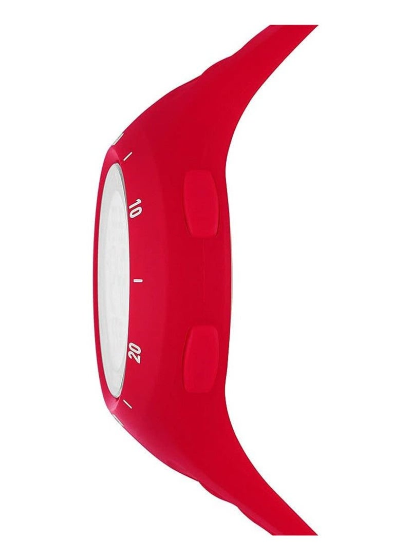 Puma Women 3 Lcd Red Polyurethane Watch PU P6023