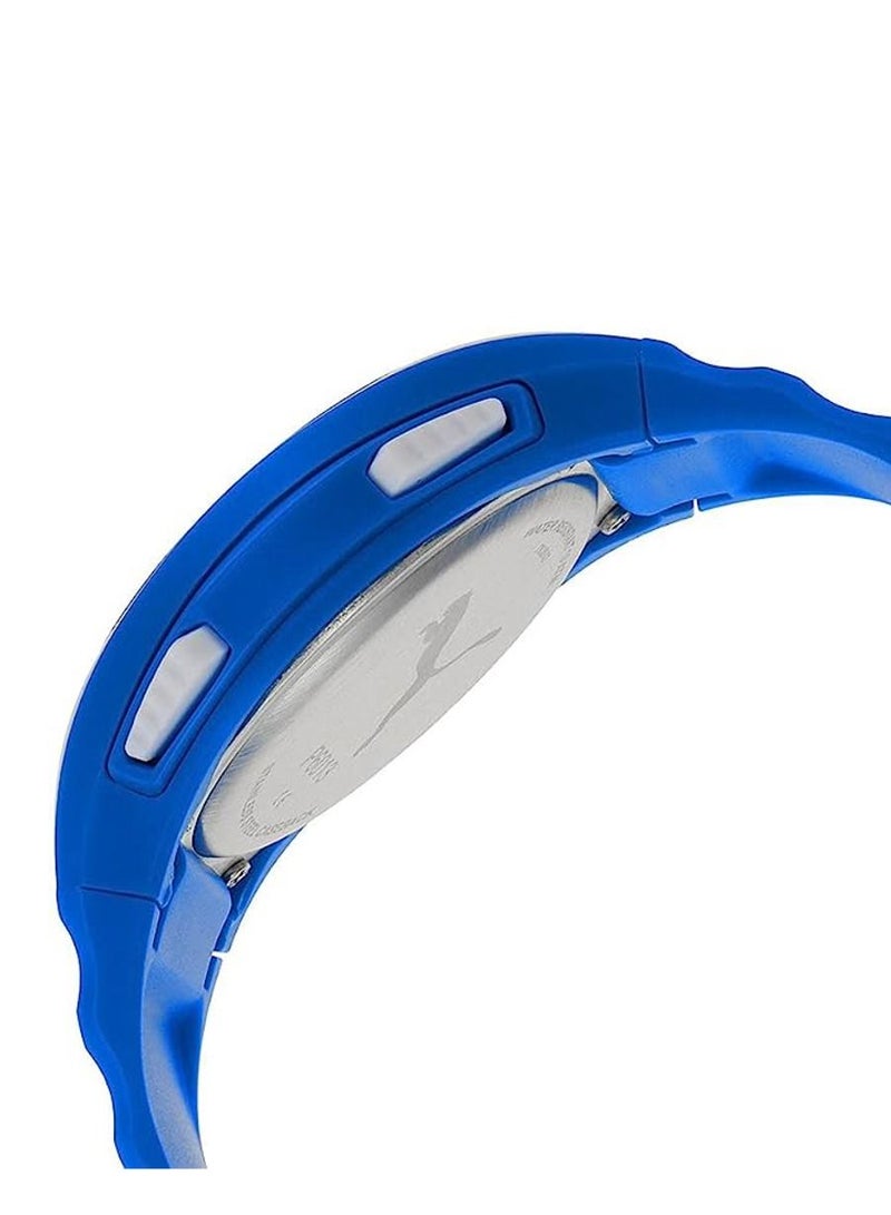 Unisex Digital Watch With Blue Polyurethane Strap - 3 ATM - PU P6013