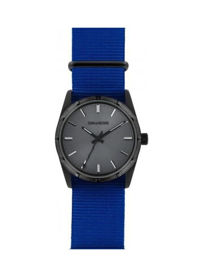 Analog Fabric Band Watch