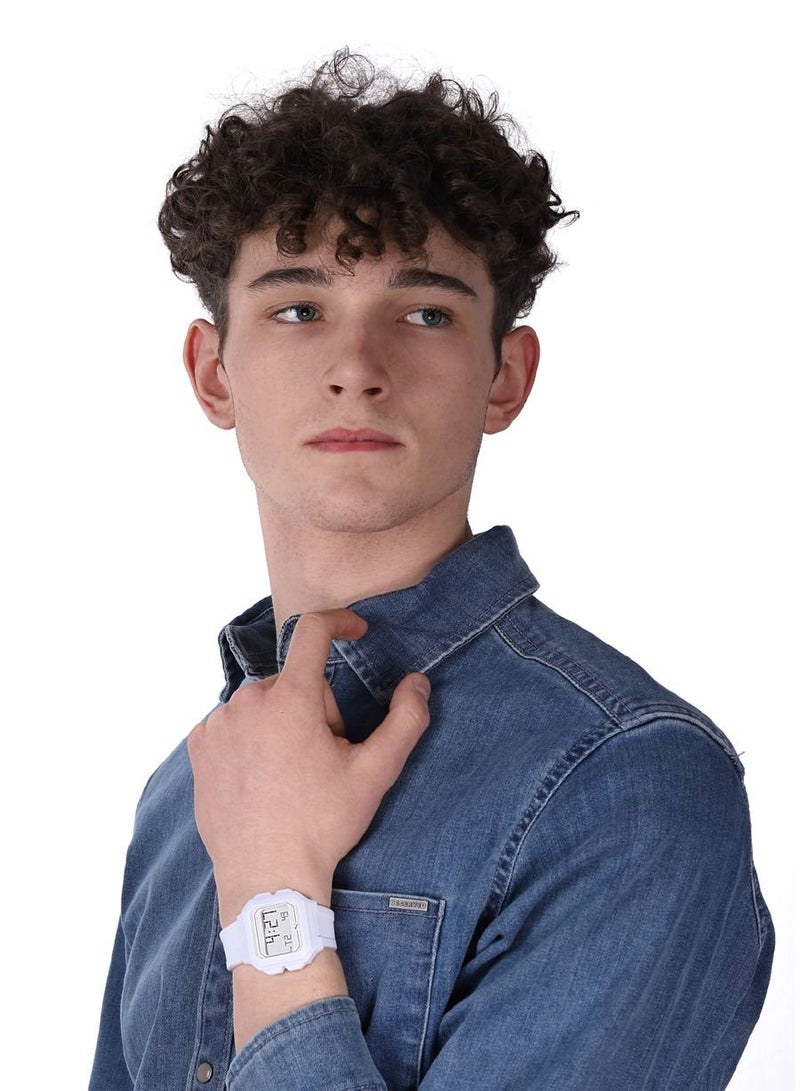 Unisex Puma Remix White Digital Watch - P5018