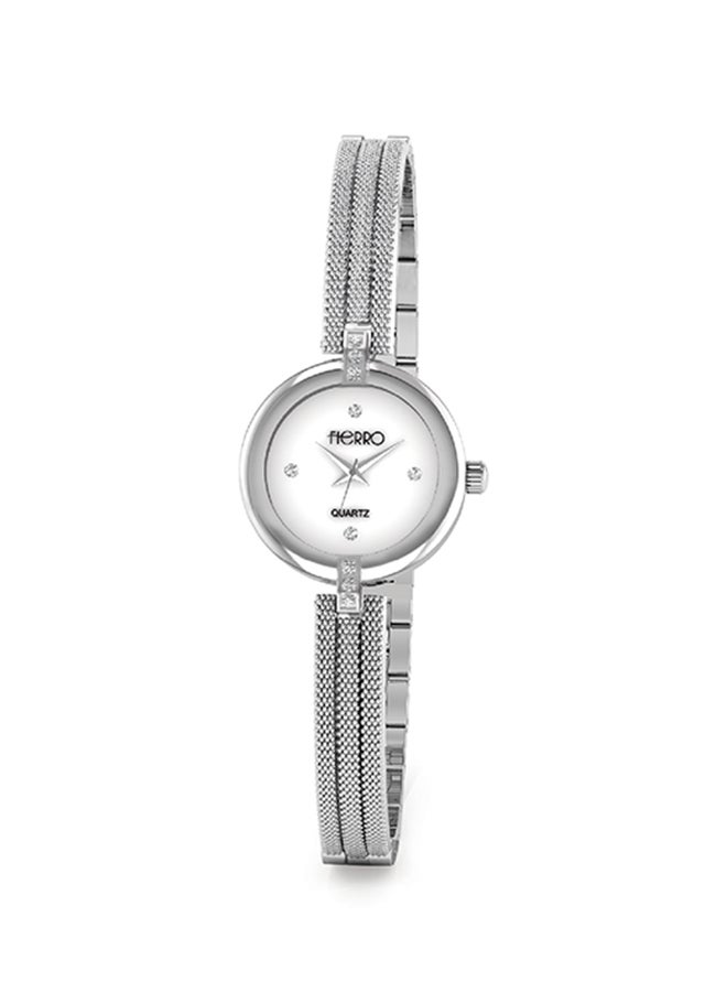 women 7- Piece  Silver Plated Watch Set