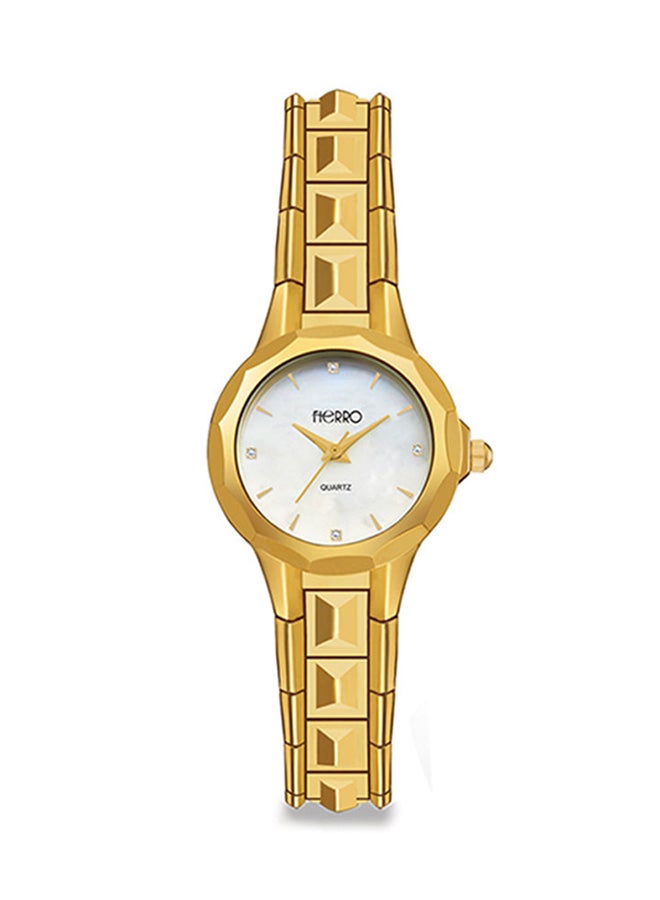 women 4- Piece Gold Plated Watch Set