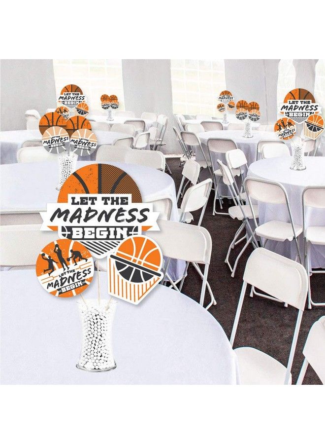 Basketball Let The Madness Begin College Basketball Party Centerpiece Sticks Showstopper Table Toppers 35 Pieces