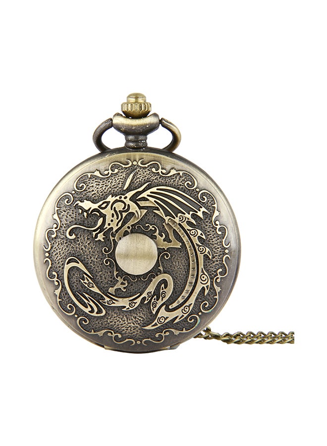 unisex Fashion Chain Alloy Analog Pocket Watch 8177