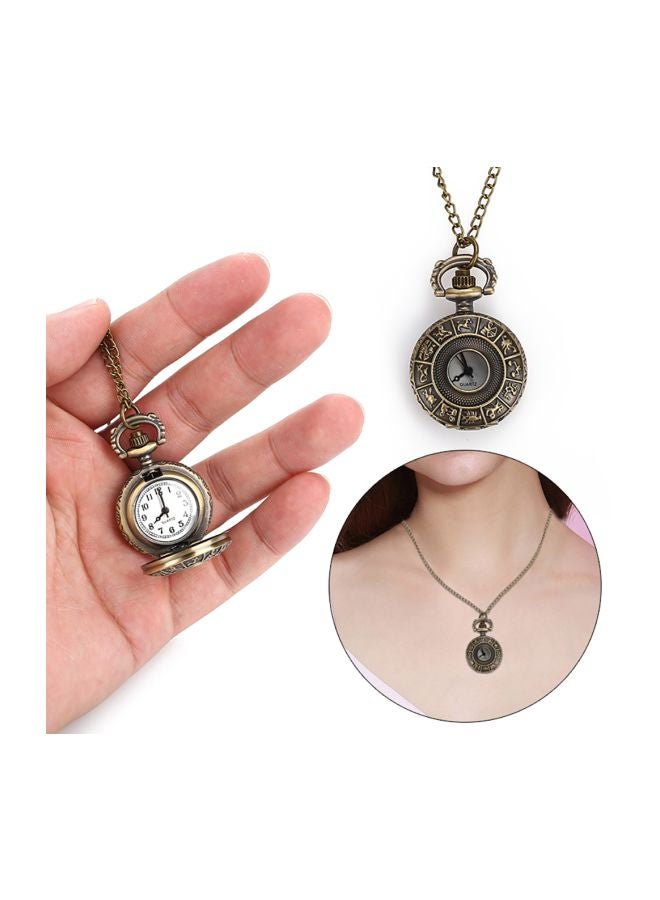 women Retro Twelve Constellations Pocket Watch 411106