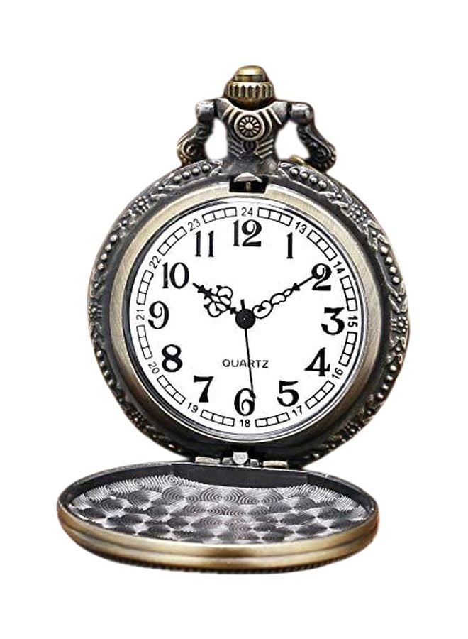 unisex Analog Pocket Watch With Chain Tower Bridge-PV-10