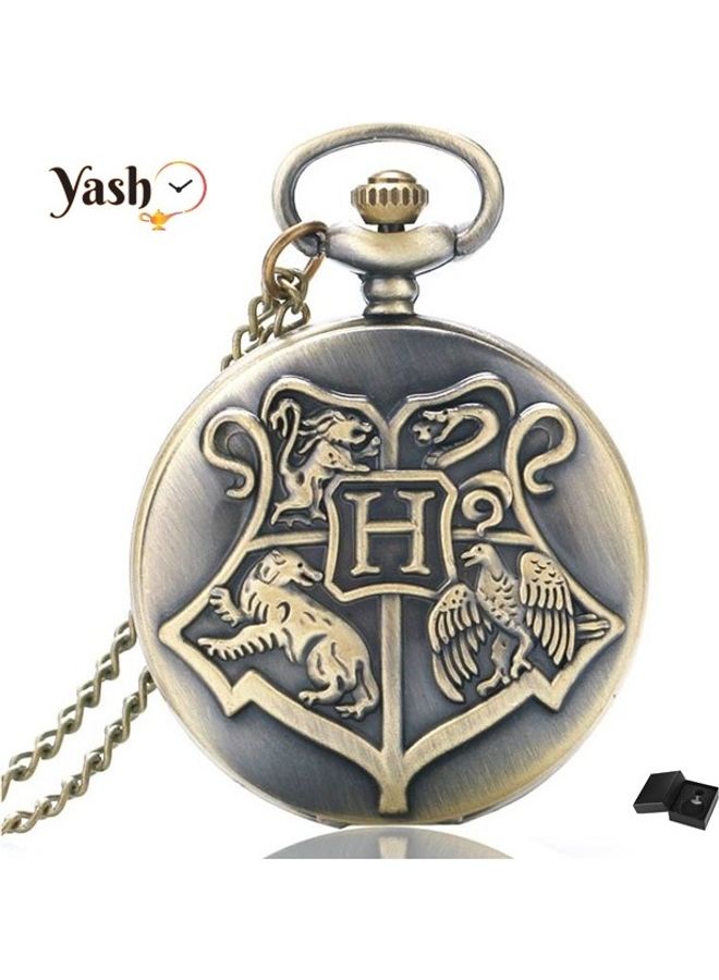 Retro Style HP Series Quartz Pocket Watch