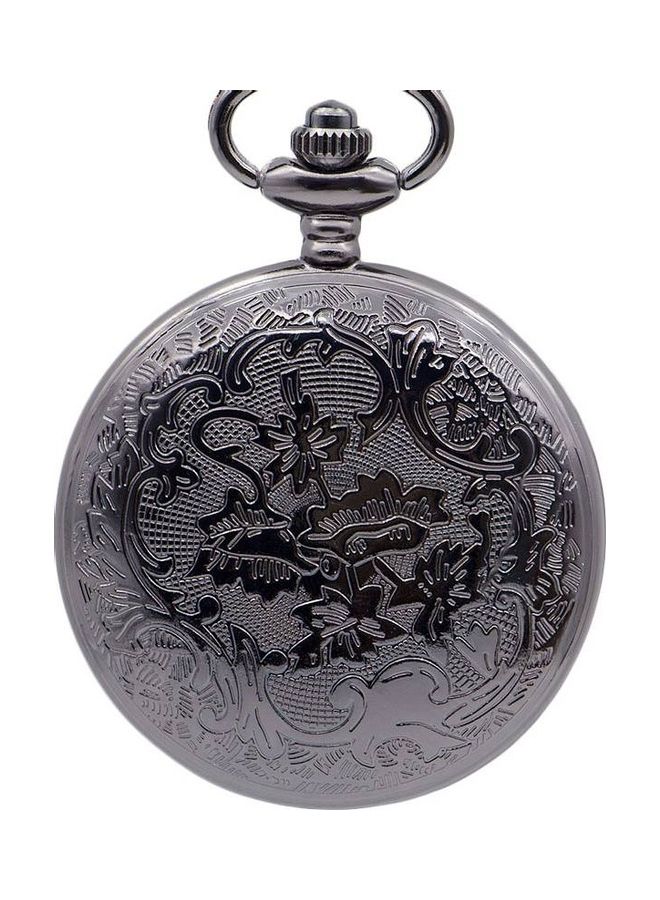 Retro Steampunk Roman Number Quartz Pocket Watch