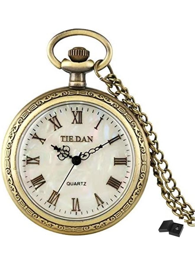 Retro Tie Dan Quartz Pocket Watch