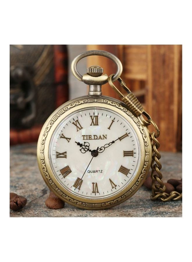 Retro Tie Dan Quartz Pocket Watch