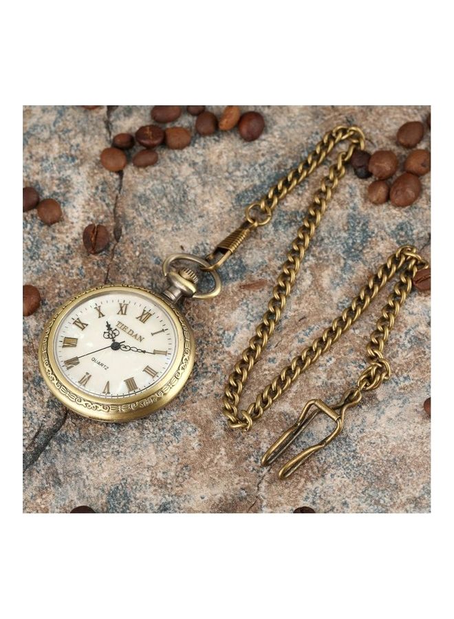 Retro Tie Dan Quartz Pocket Watch