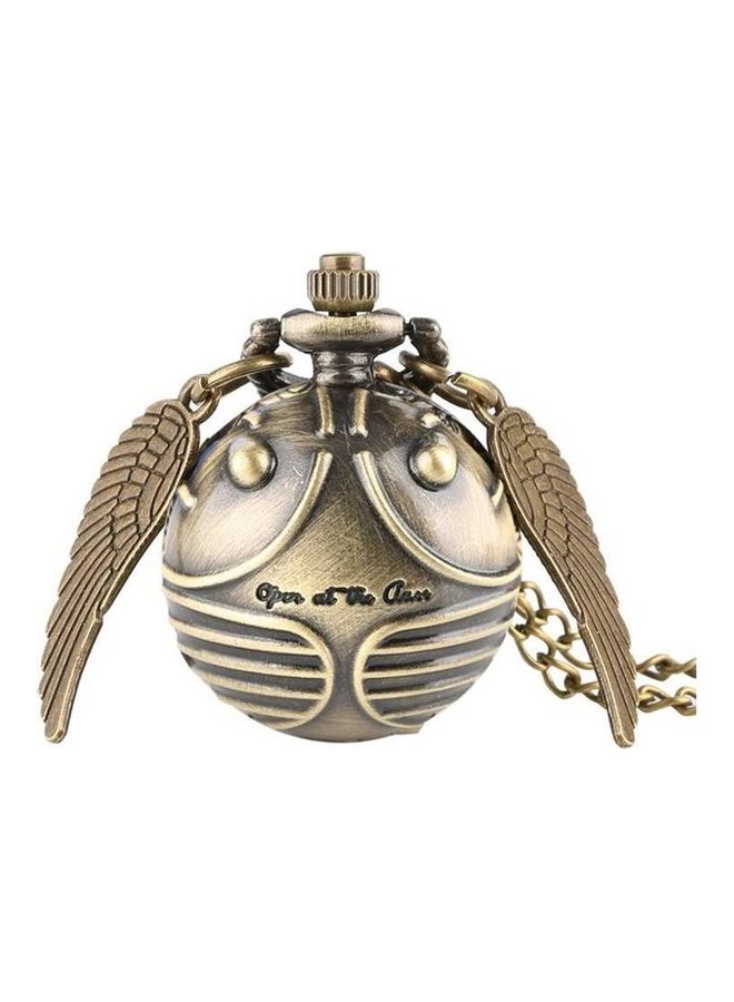 Retro Style HP Flying Ball Quartz Pocket Watch