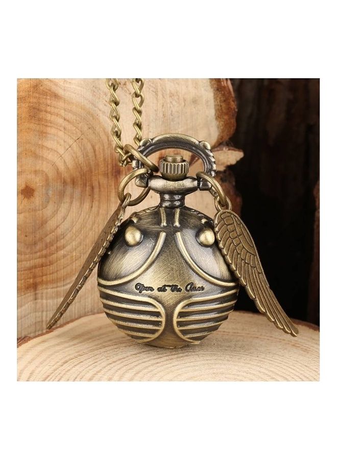 Retro Style HP Flying Ball Quartz Pocket Watch