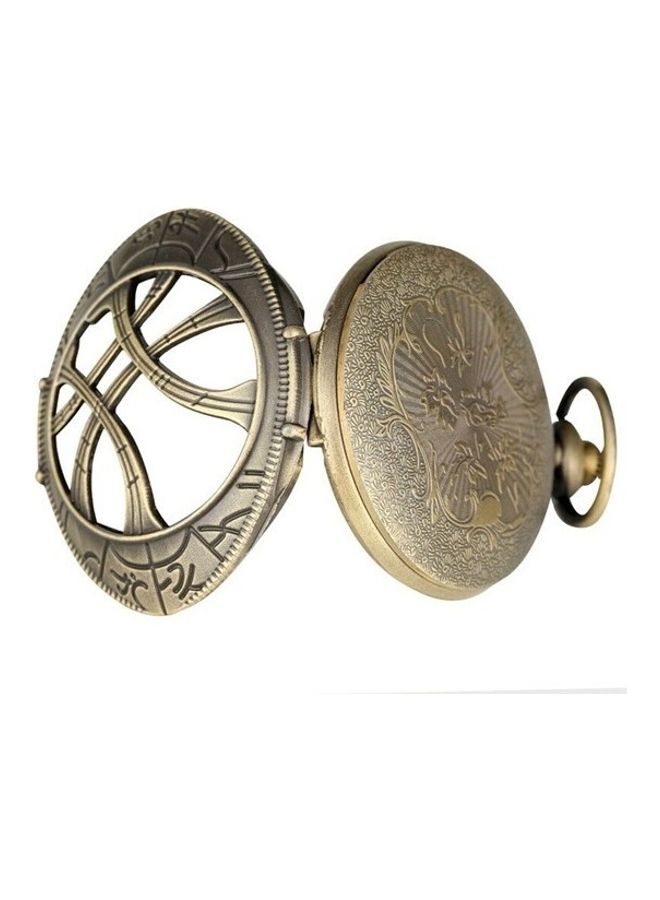 Doctor Strange Eye Of Agamotto Themed Analog Pocket Watch