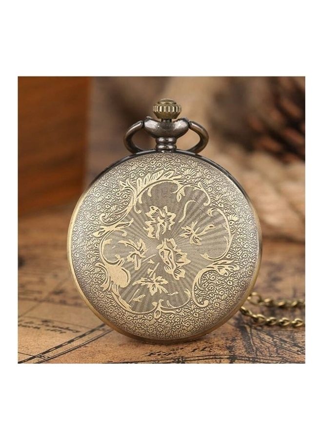 3D Spiderman Engraved Analog Pocket Watch