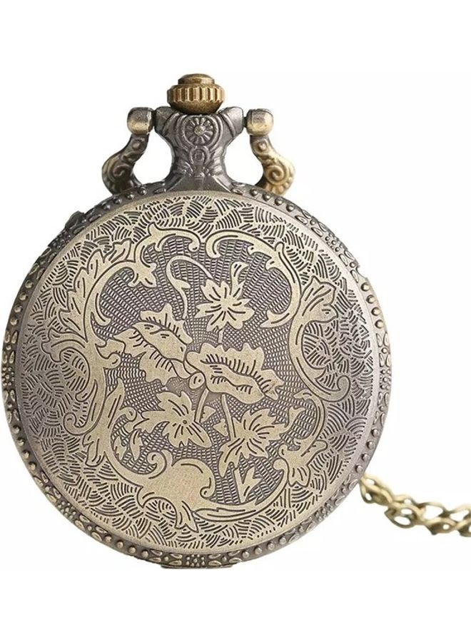 Horoscope Themed Analog Pocket Watch