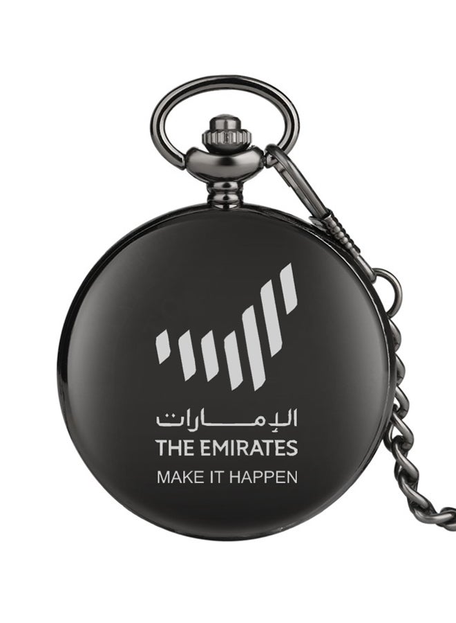 unisex 4-Piece The Emirates Make It Happen UAE Souvenir Quartz Pocket Watch