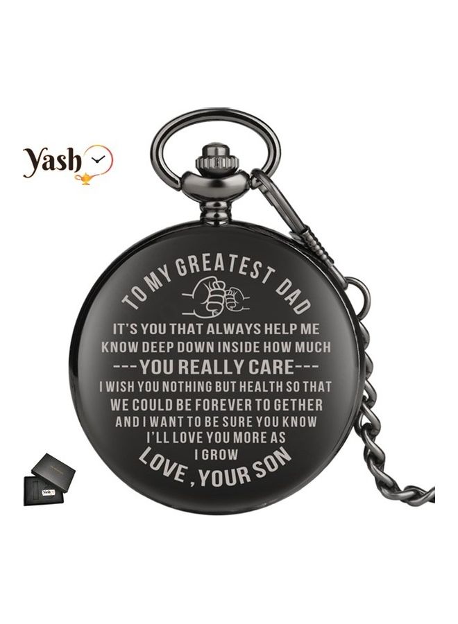 I Love You Quartz Pocket Watch