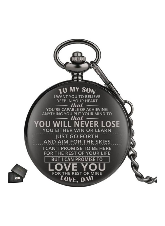 I Love You Quartz Pocket Watch