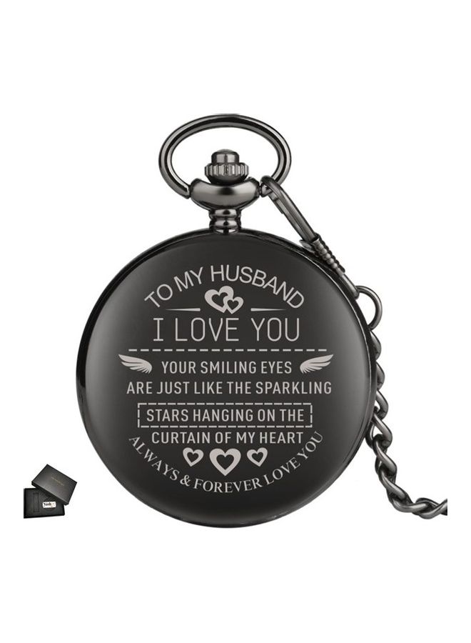 I Love You Quartz Pocket Watch