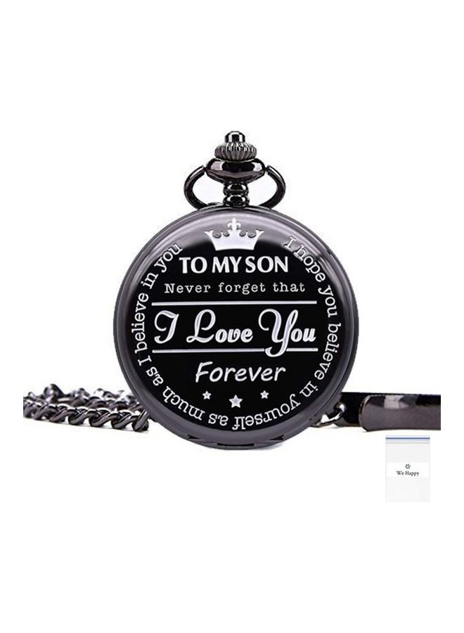 I Love You Son Quartz Pocket Watch