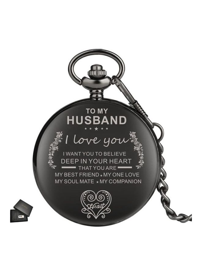 I Love You Quartz Pocket Watch